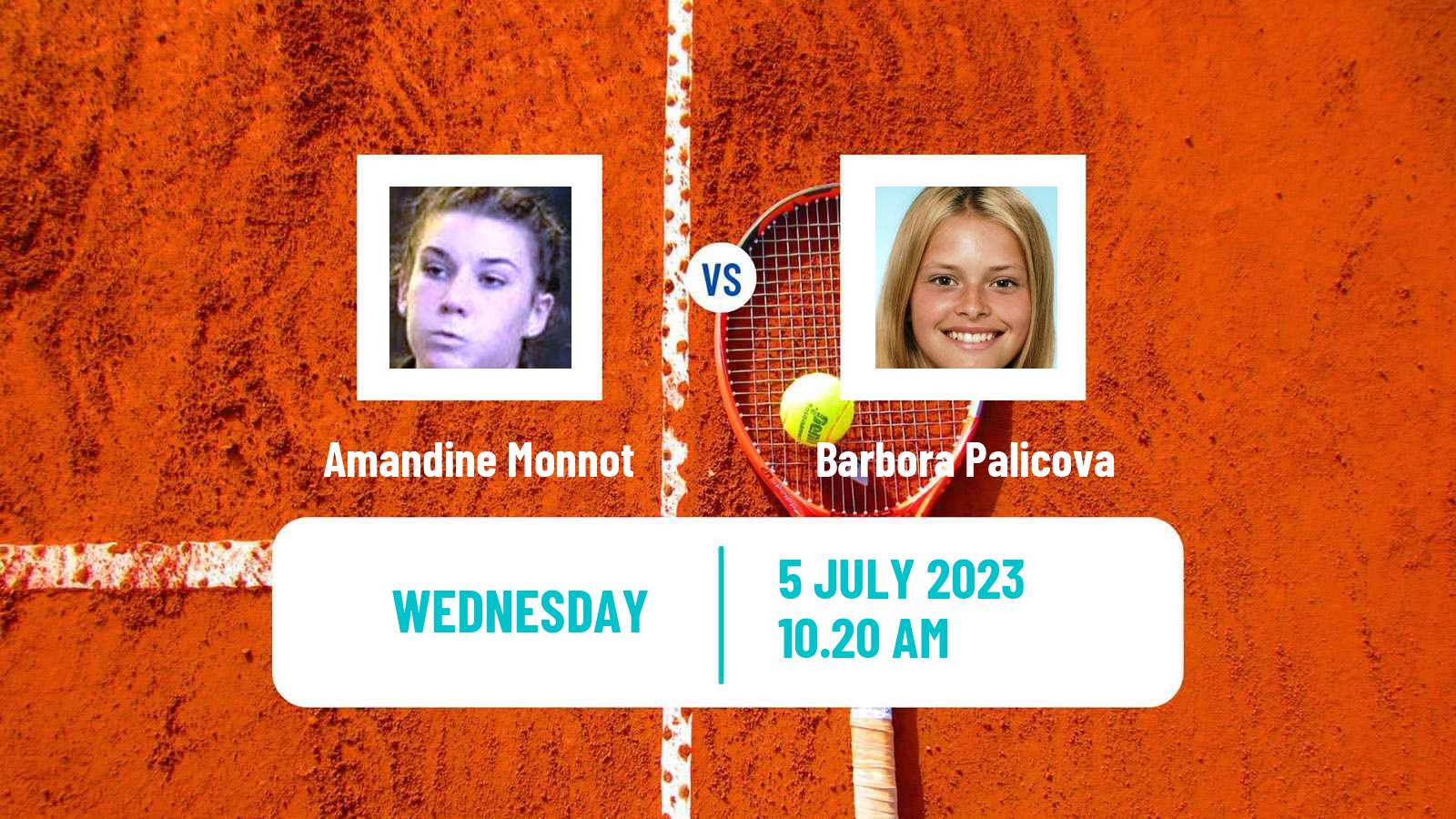 Tennis ITF W60 Montpellier Women Amandine Monnot - Barbora Palicova