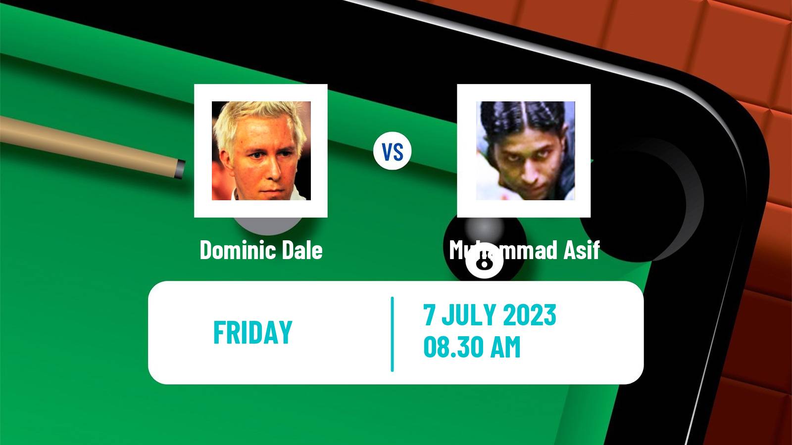 Snooker Championship League Dominic Dale - Muhammad Asif