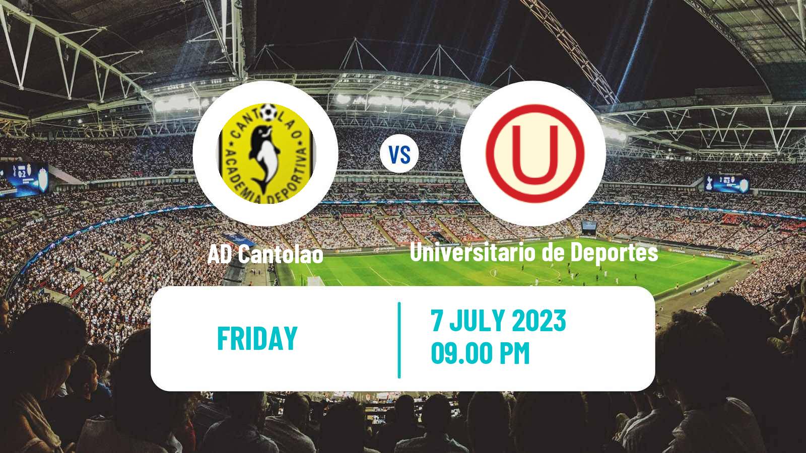 Soccer Peruvian Liga 1 Cantolao - Universitario de Deportes