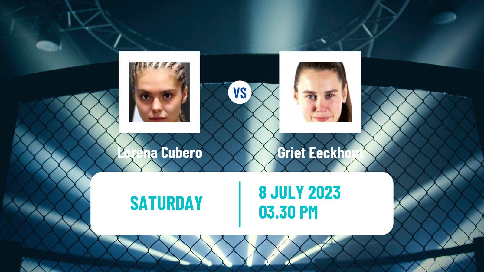 MMA Flyweight Women Pfl Lorena Cubero - Griet Eeckhout