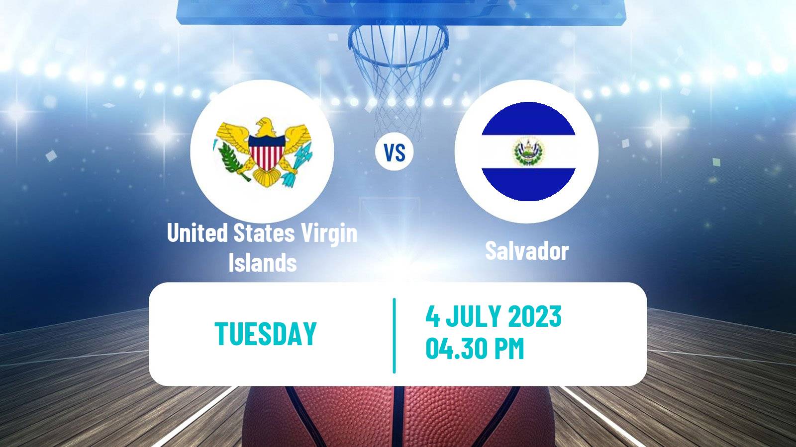 Basketball Central American and Caribbean Games Basketball United States Virgin Islands - Salvador