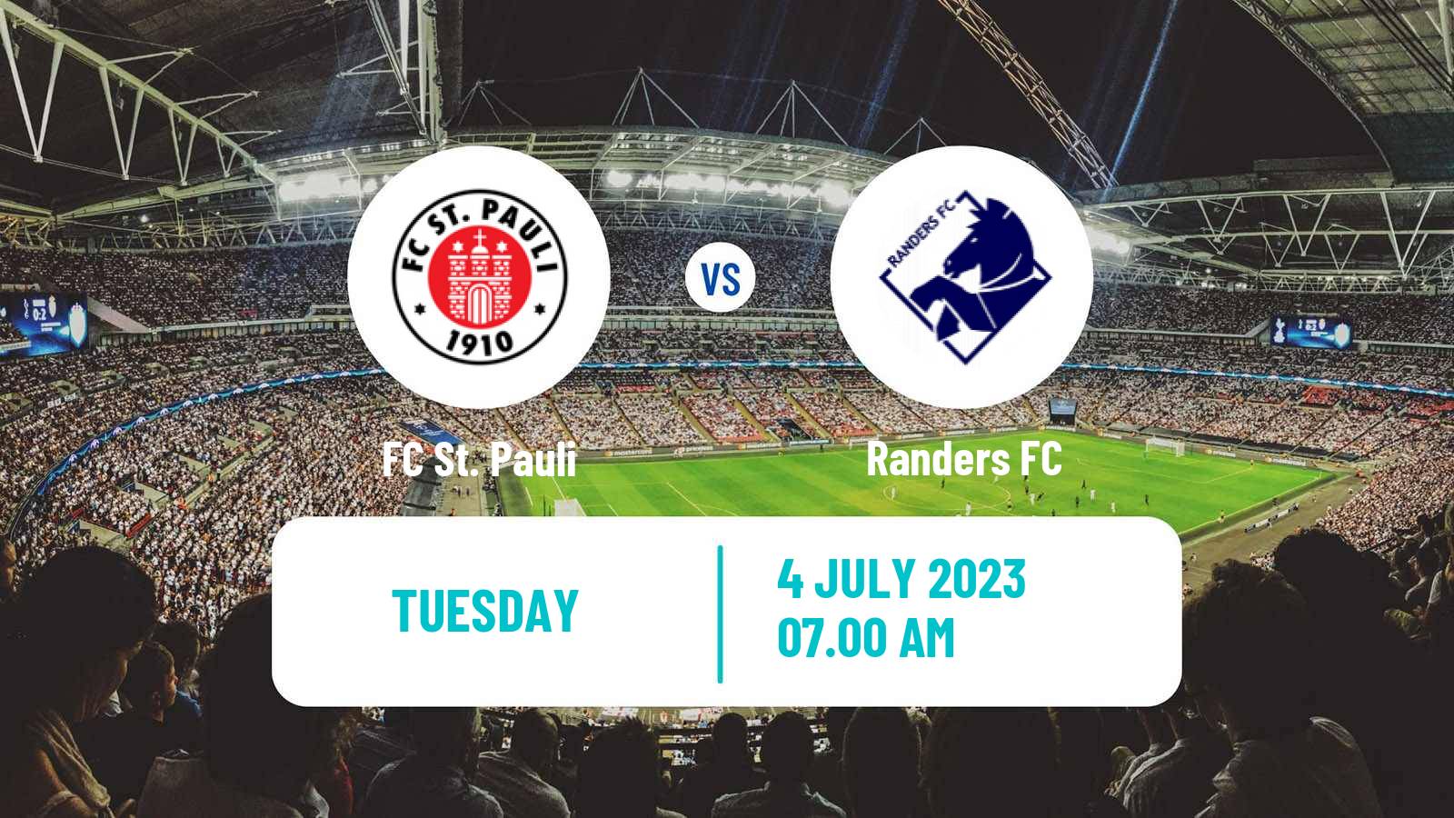 Soccer Club Friendly St. Pauli - Randers FC