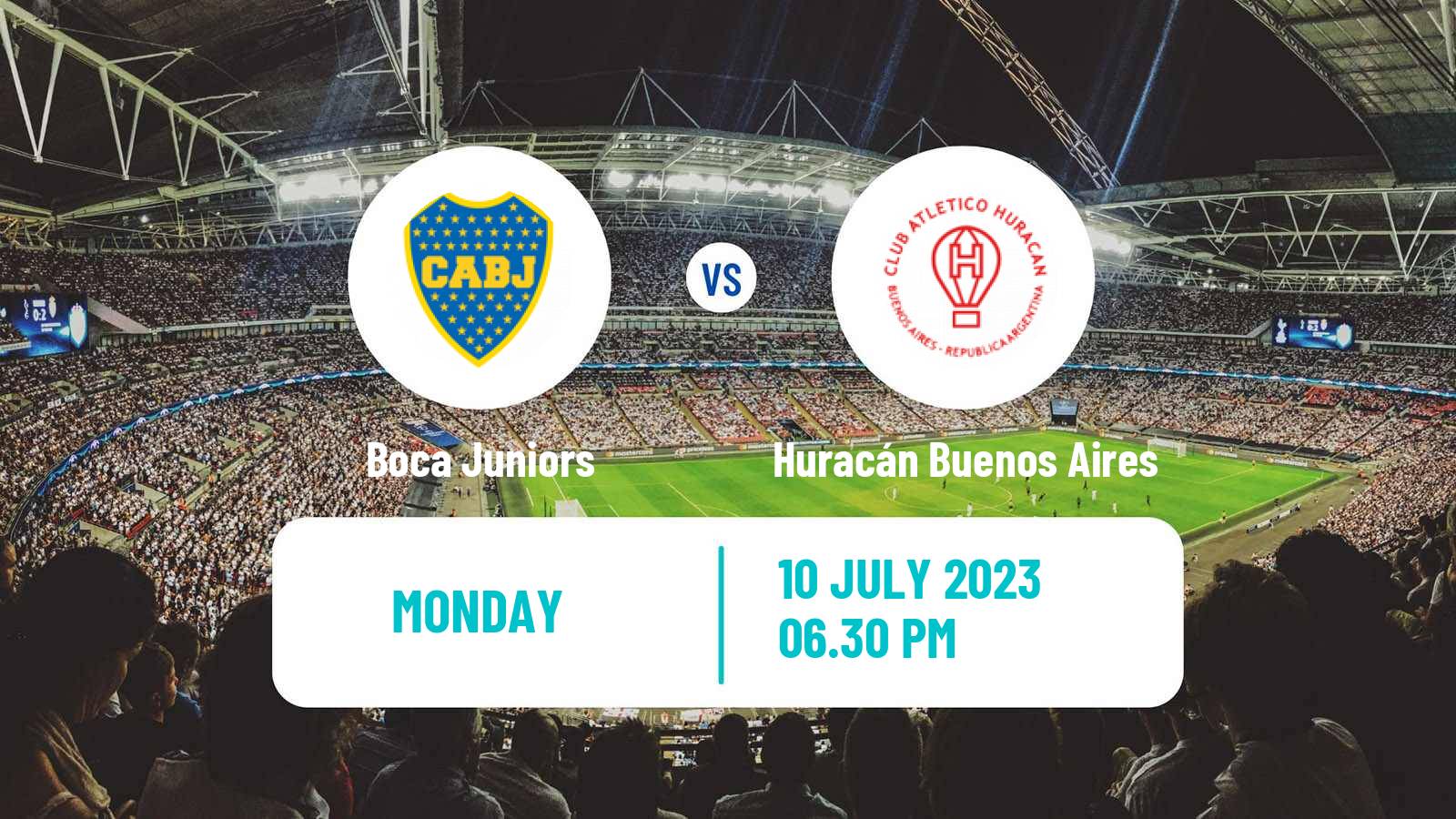 Soccer Argentinian Liga Profesional Boca Juniors - Huracán Buenos Aires