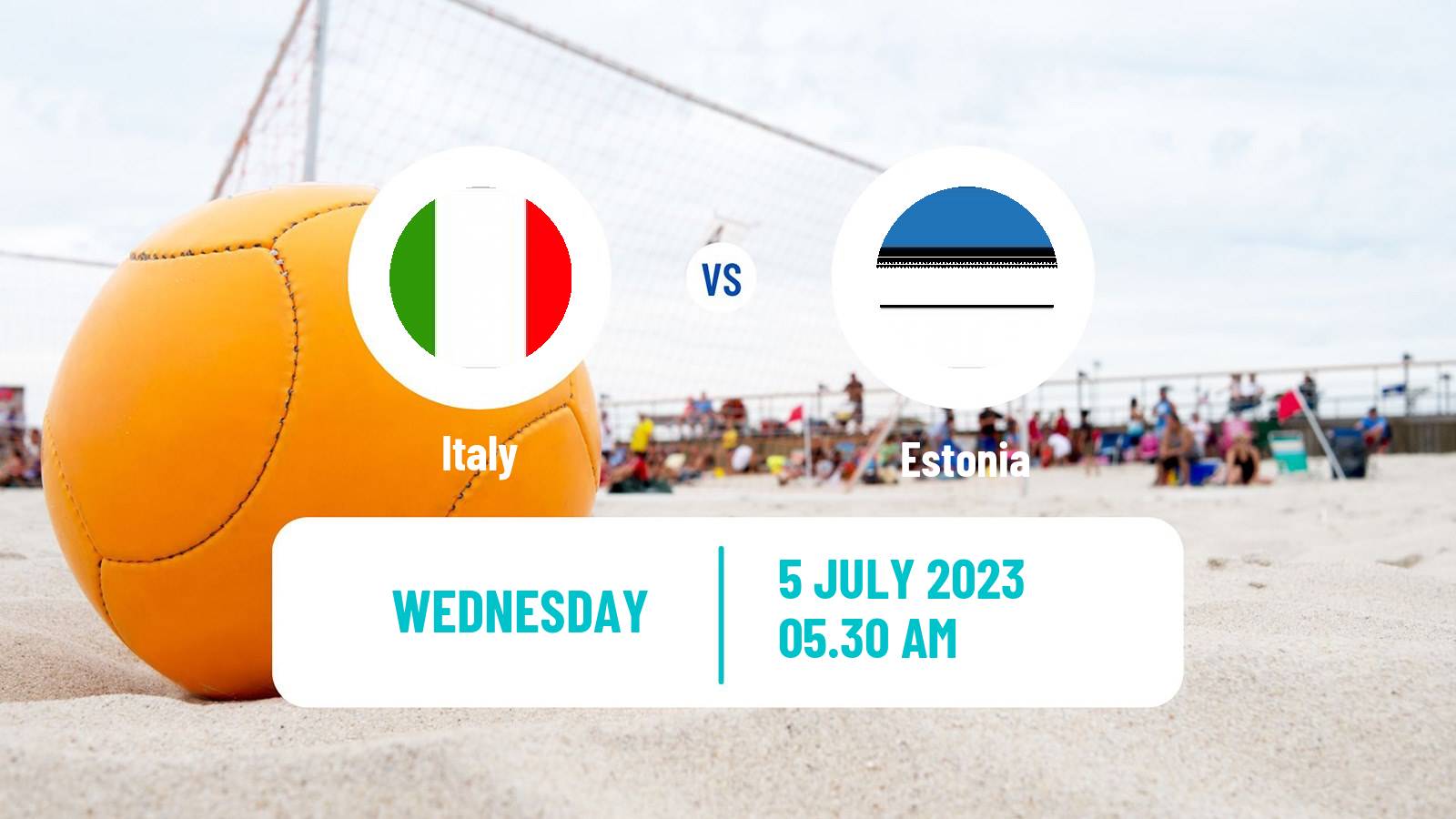 Beach soccer World Cup Italy - Estonia