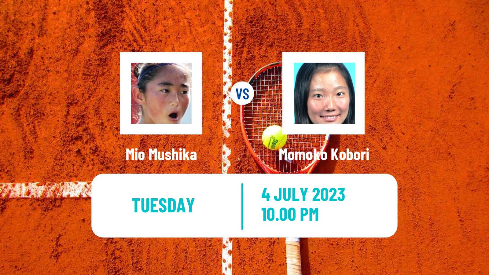 Tennis ITF W40 Hong Kong Women Mio Mushika - Momoko Kobori