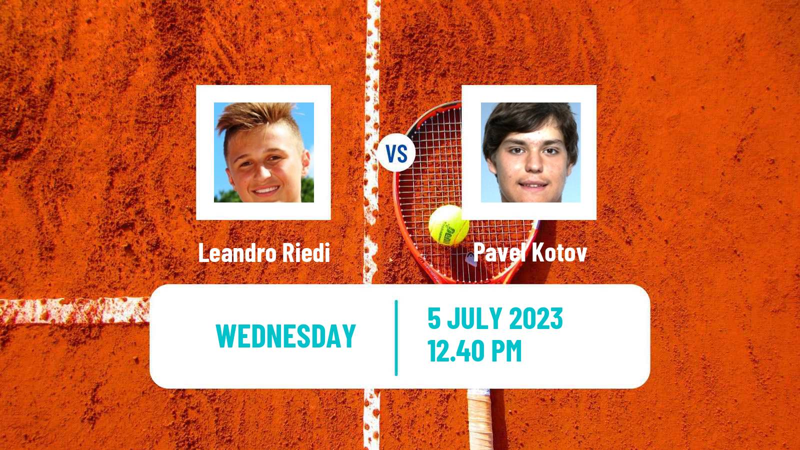 Tennis Karlsruhe Challenger Men Leandro Riedi - Pavel Kotov