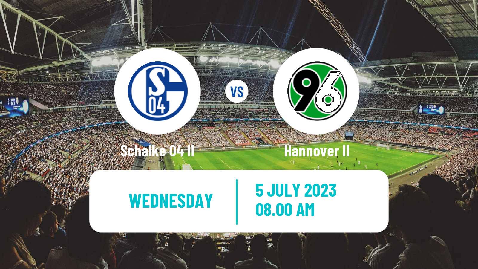 Soccer Club Friendly Schalke 04 II - Hannover II