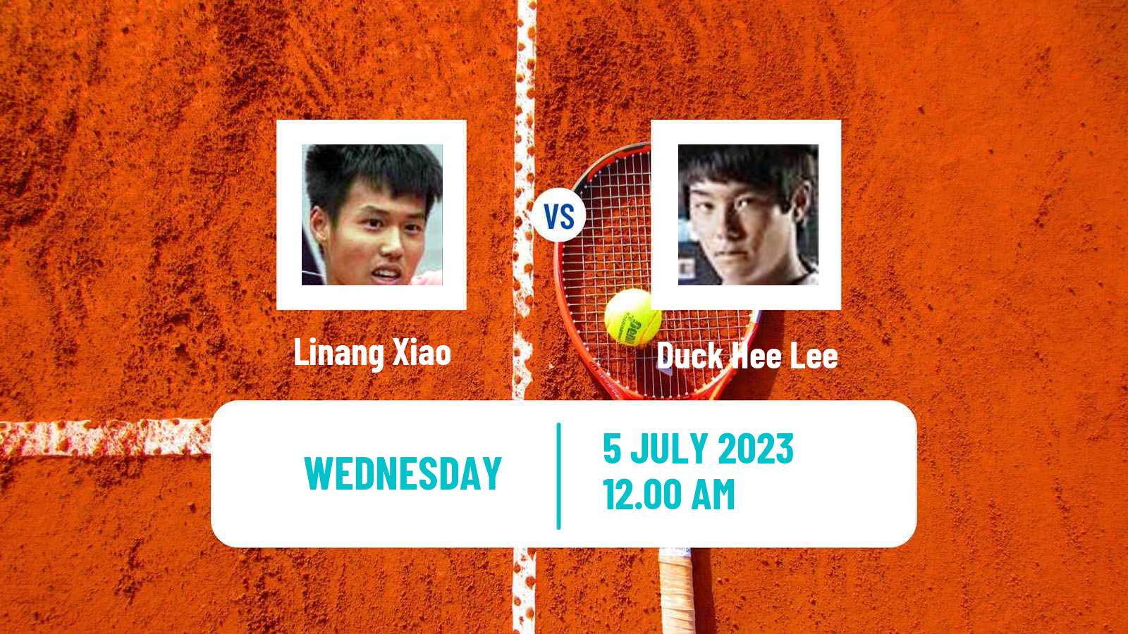 Tennis ITF M15 Tianjin 4 Men Linang Xiao - Duck Hee Lee