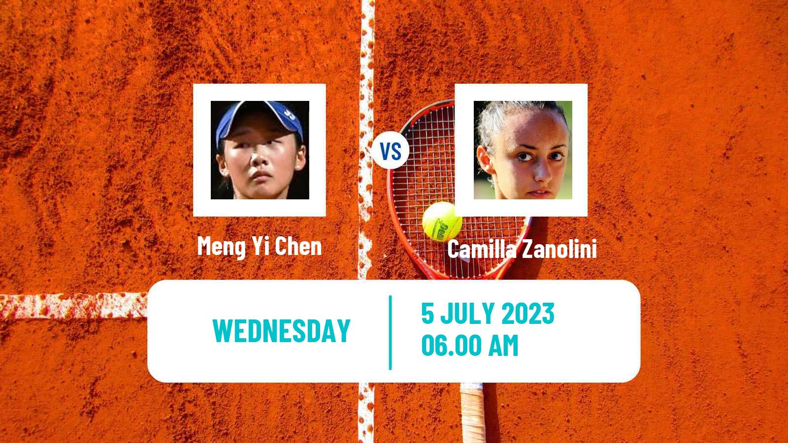 Tennis ITF W15 Monastir 22 Women Meng Yi Chen - Camilla Zanolini