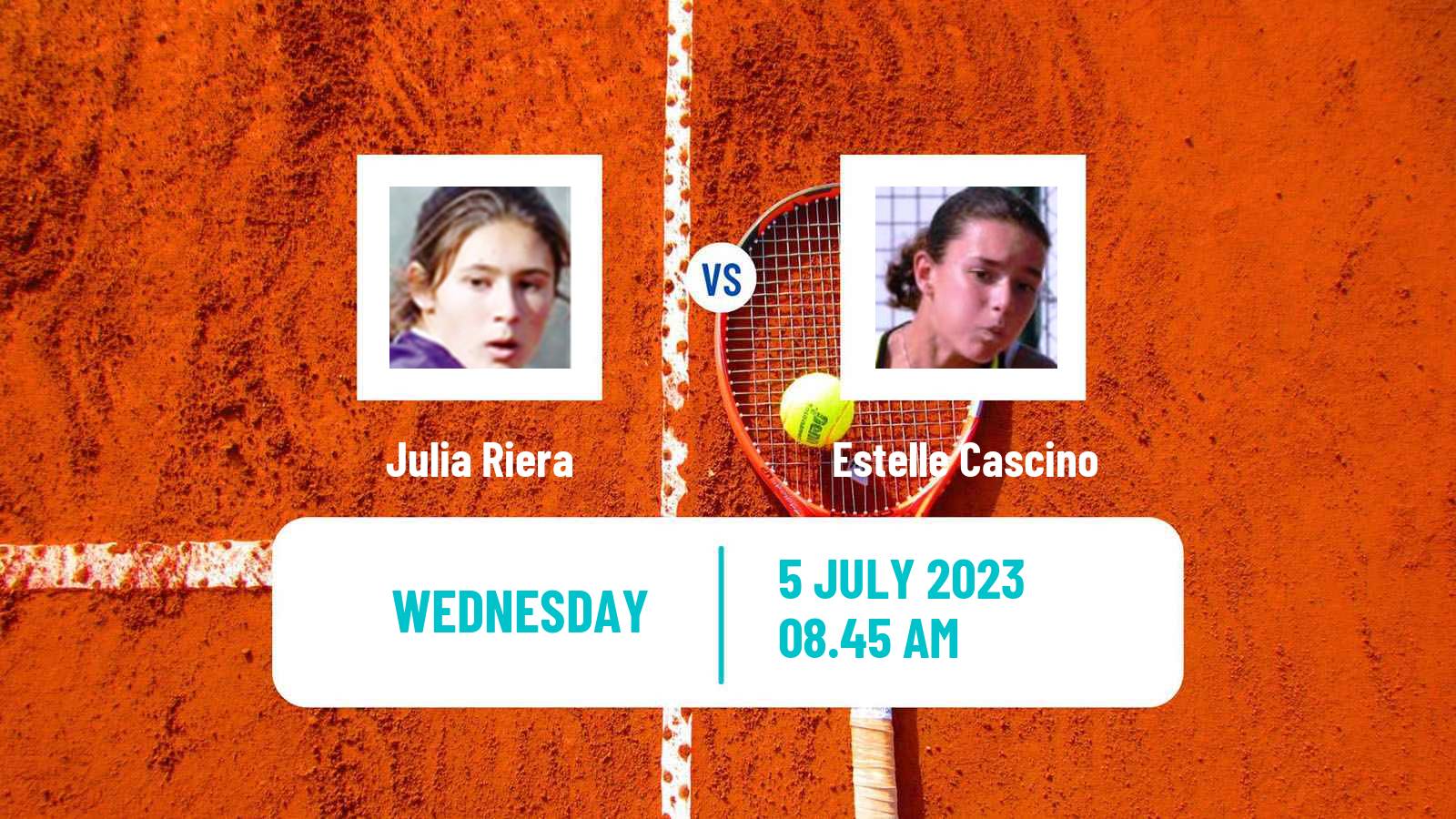 Tennis ITF W60 Montpellier Women Julia Riera - Estelle Cascino
