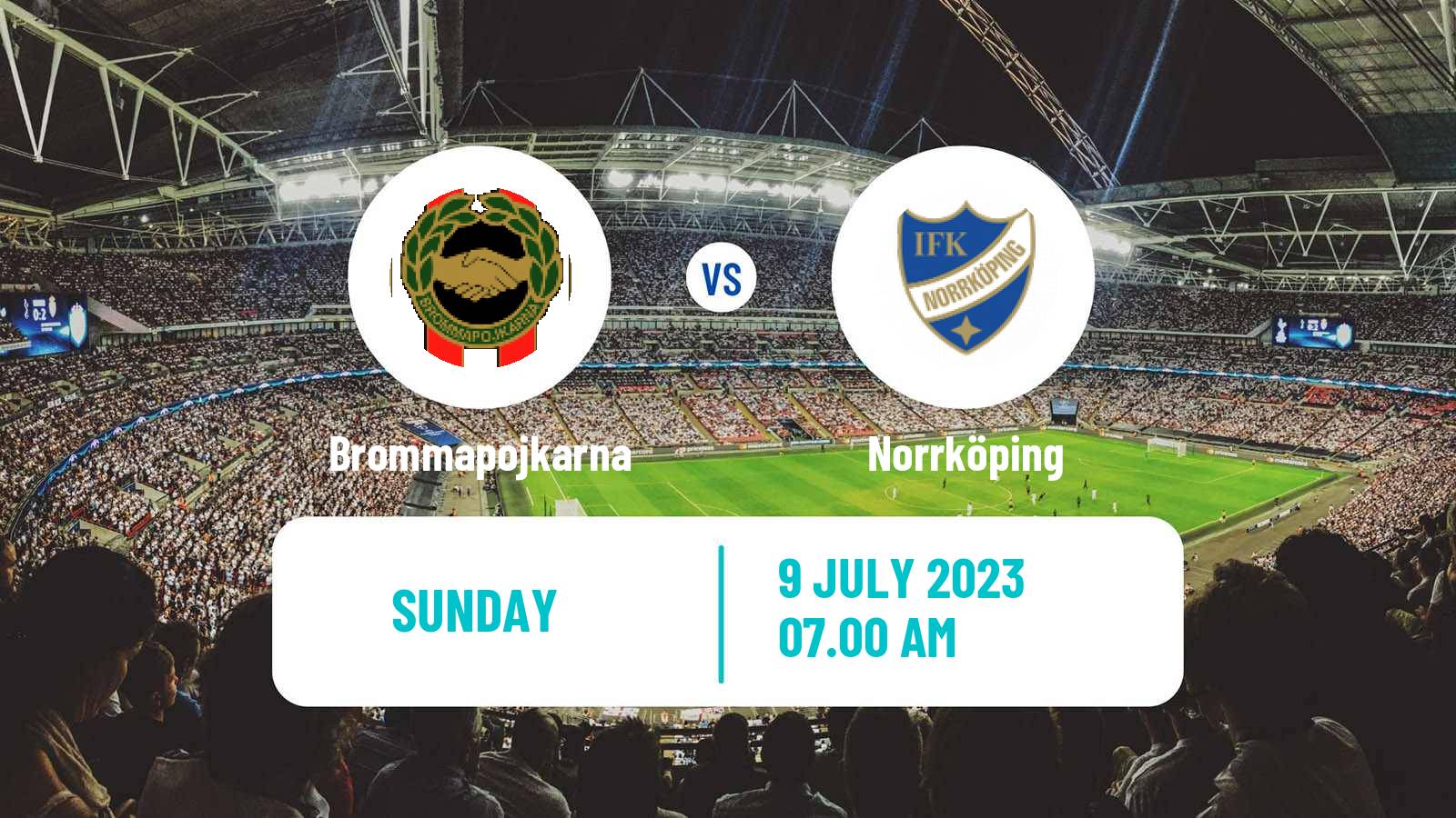 Soccer Swedish Allsvenskan Women Brommapojkarna - Norrköping