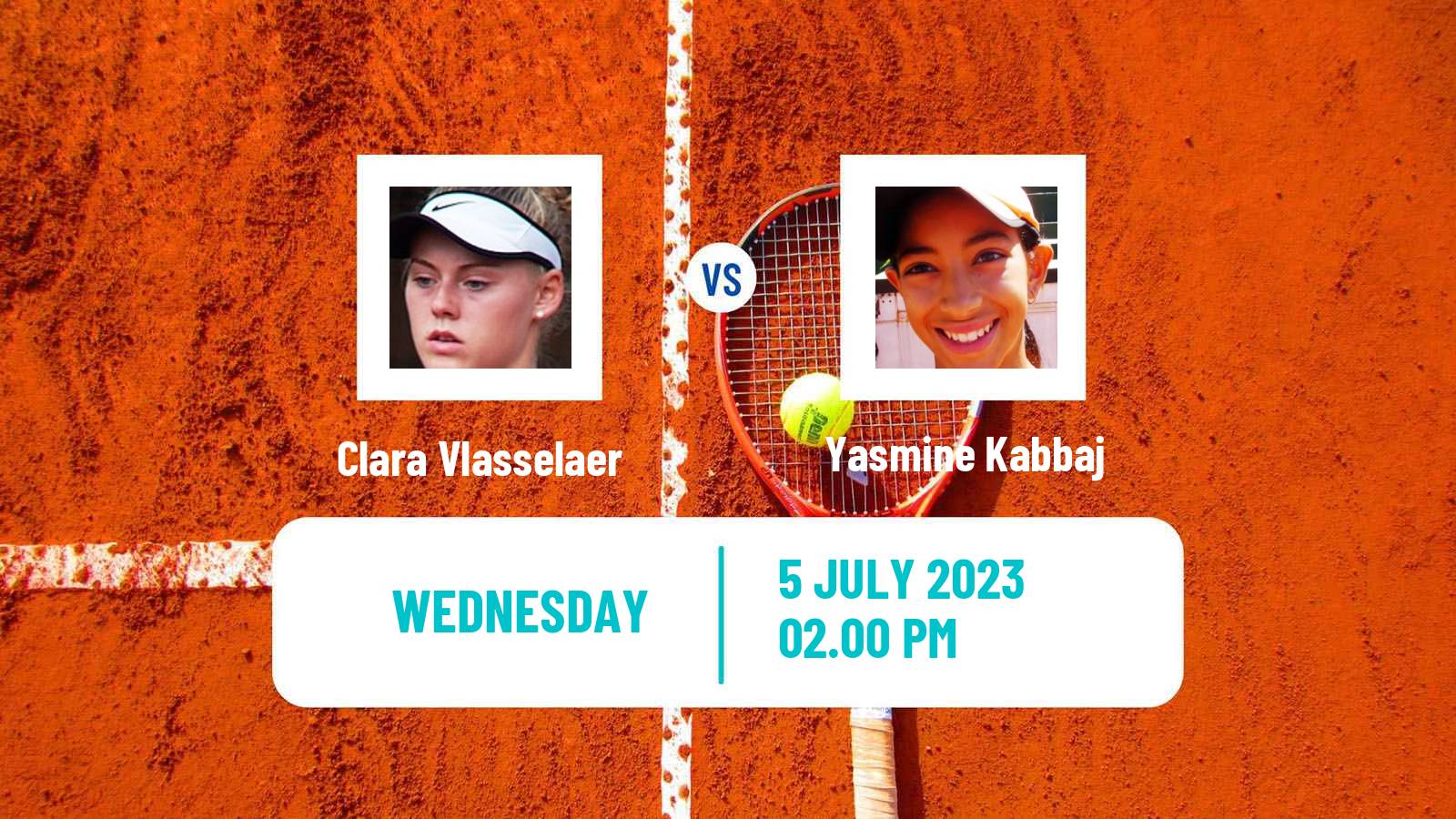 Tennis ITF W25 Punta Cana Women Clara Vlasselaer - Yasmine Kabbaj