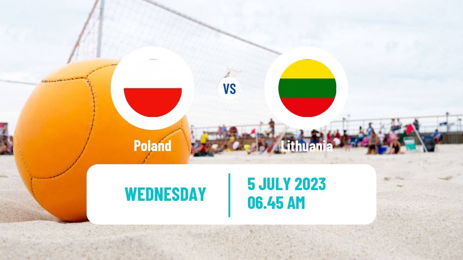Beach soccer World Cup Poland - Lithuania