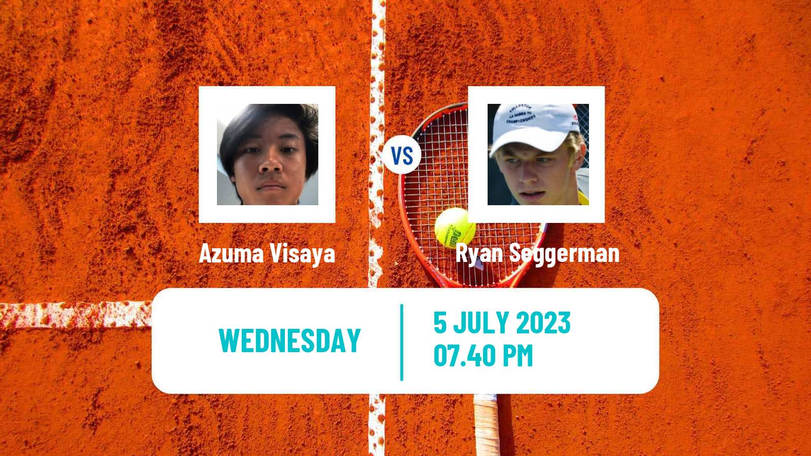 Tennis ITF M15 Lakewood Ca Men Azuma Visaya - Ryan Seggerman