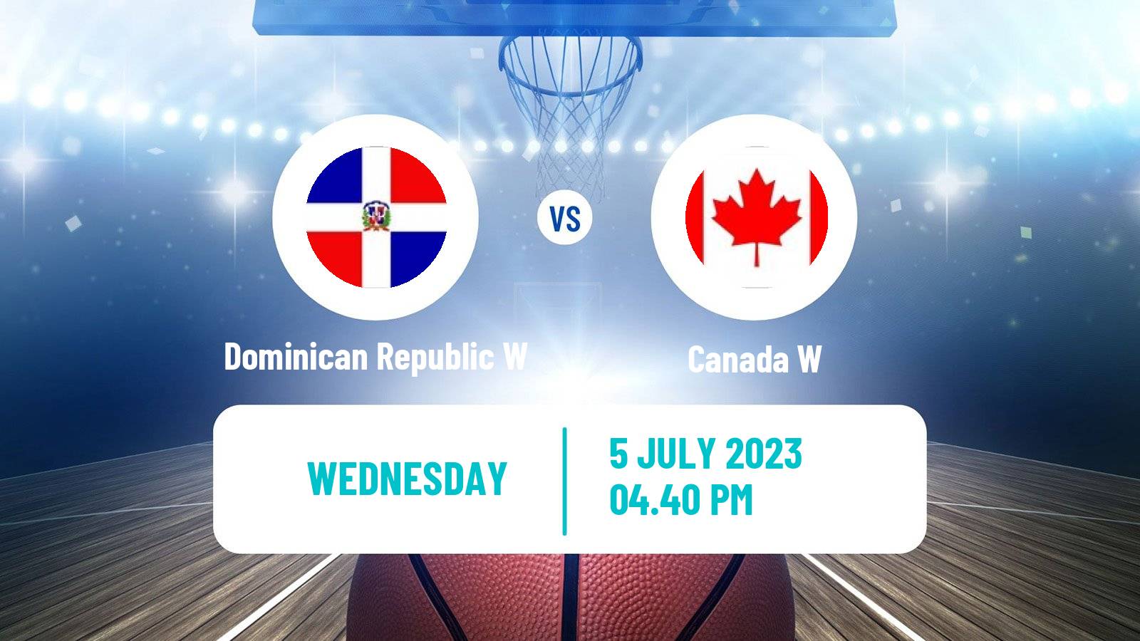 Basketball AmeriCup Basketball Women Dominican Republic W - Canada W