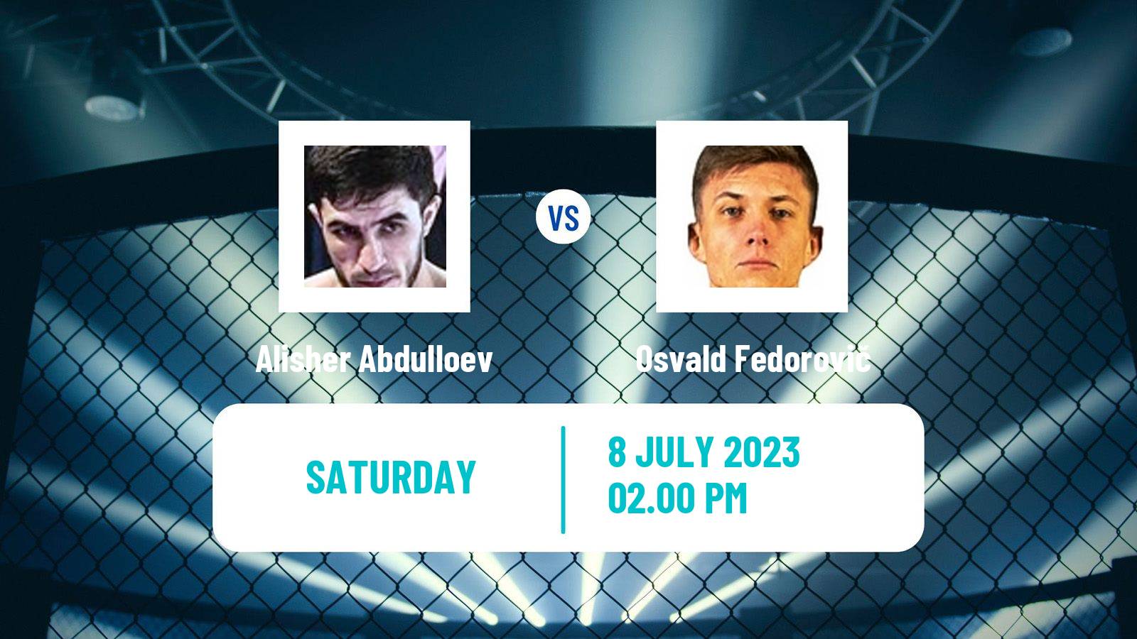 MMA Featherweight Pfl Men Alisher Abdulloev - Osvald Fedorovič