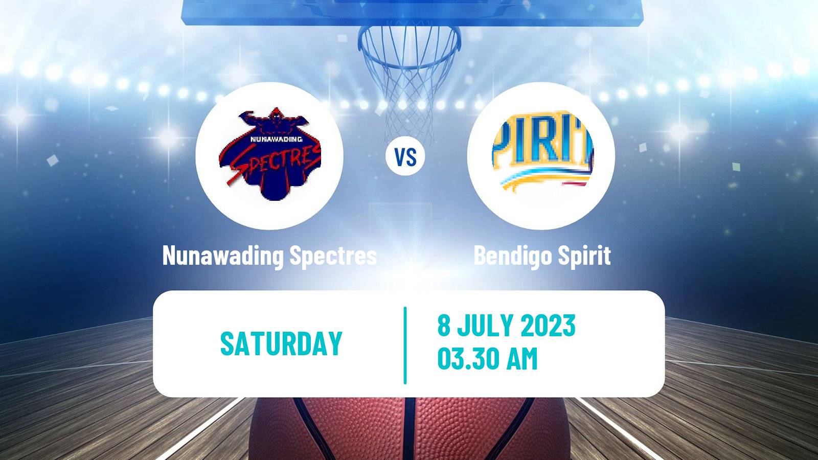 Basketball Australian NBL1 South Women Nunawading Spectres - Bendigo Spirit