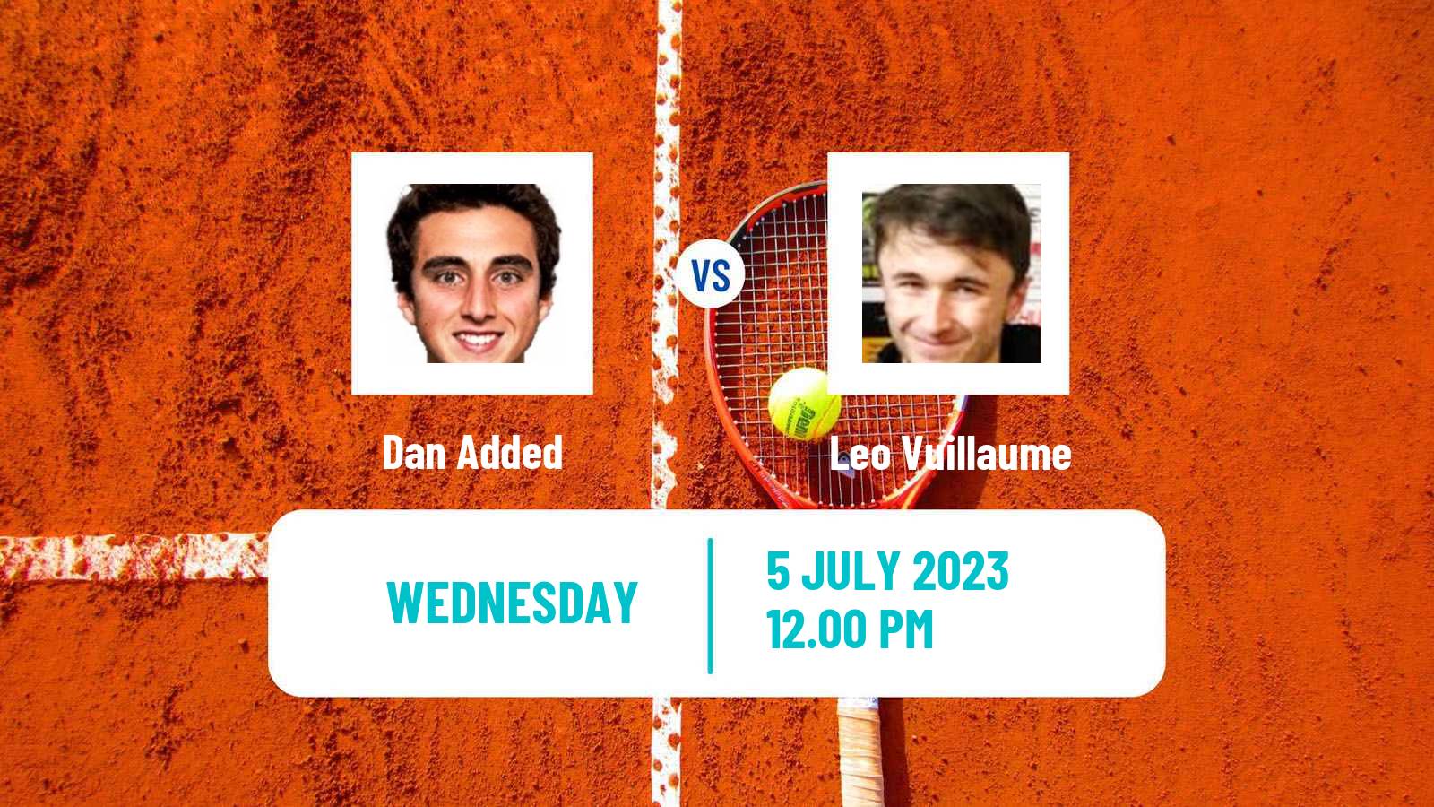 Tennis ITF M25 H Ajaccio Men Dan Added - Leo Vuillaume