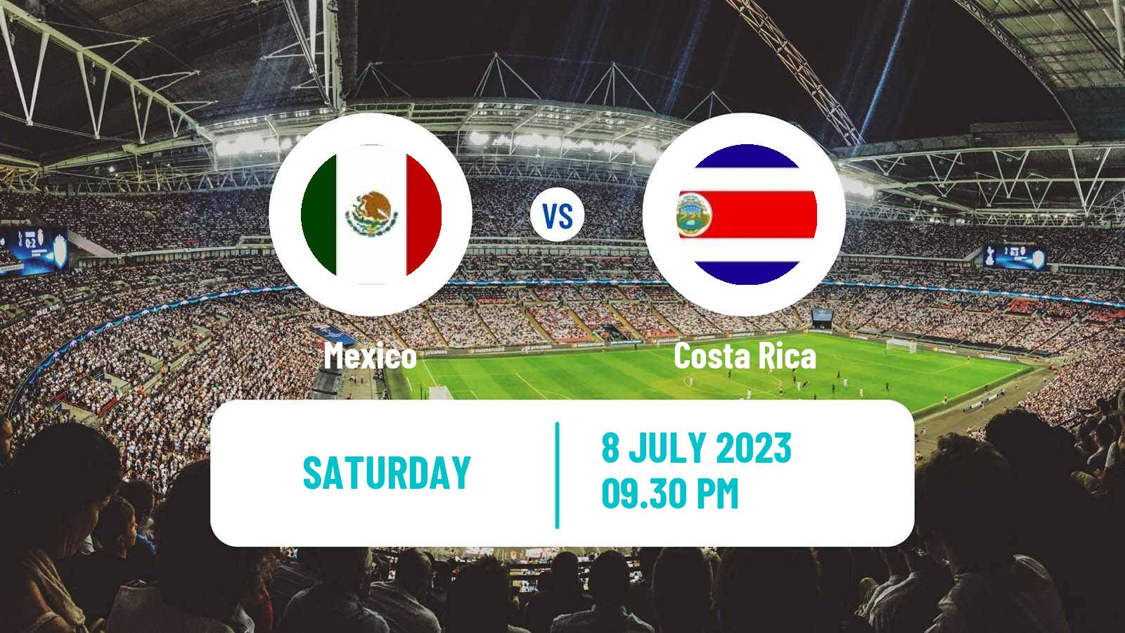 Soccer Gold Cup Mexico - Costa Rica