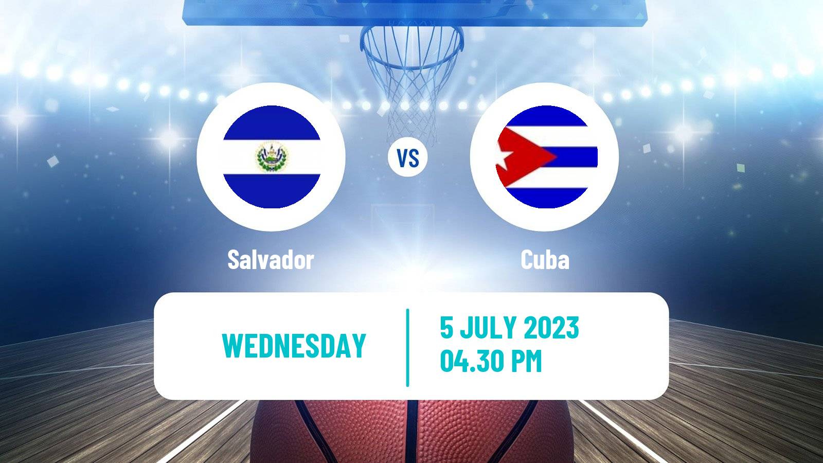 Basketball Central American and Caribbean Games Basketball Salvador - Cuba