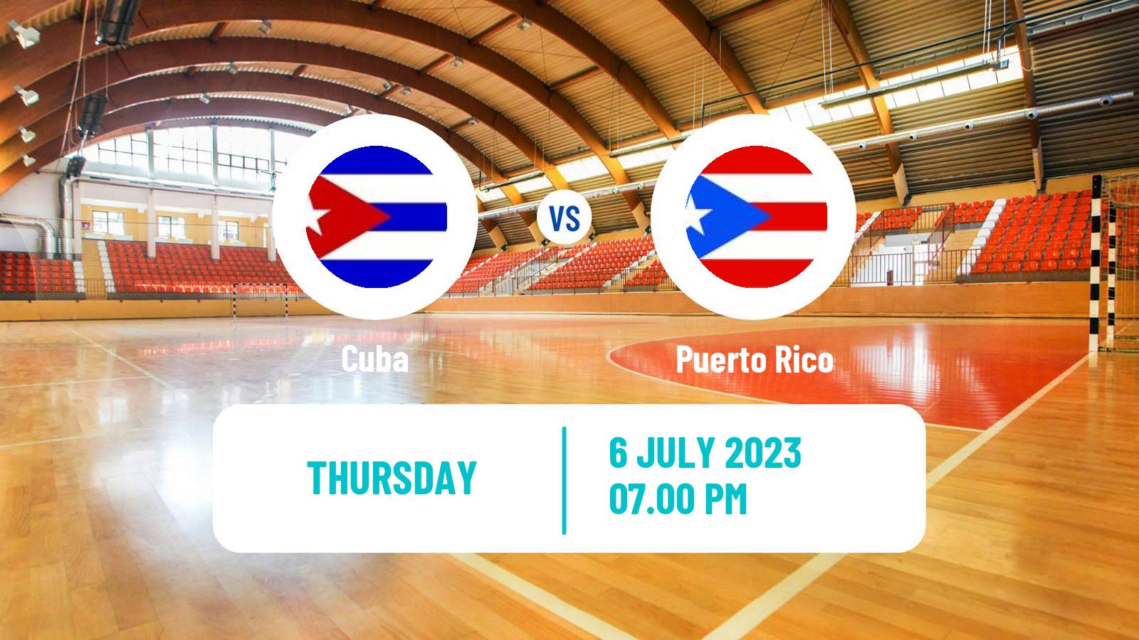 Handball Central American and Caribbean Games Handball Cuba - Puerto Rico