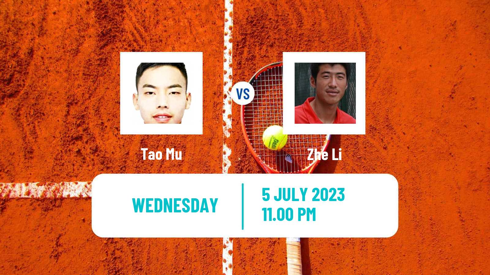 Tennis ITF M15 Tianjin 4 Men Tao Mu - Zhe Li