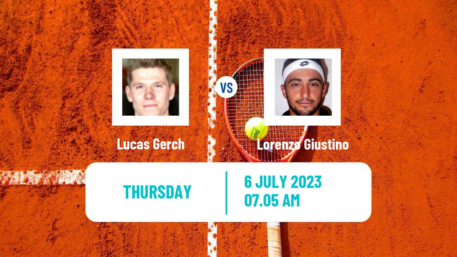 Tennis Troyes Challenger Men Lucas Gerch - Lorenzo Giustino