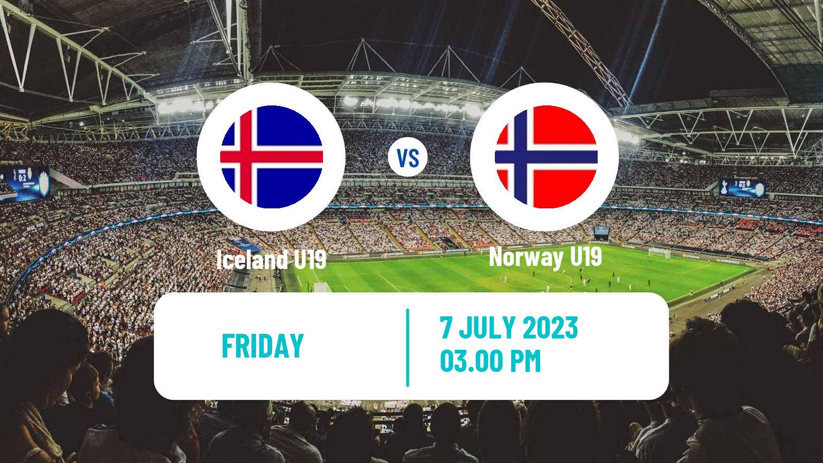 Soccer UEFA Euro U19 Iceland U19 - Norway U19