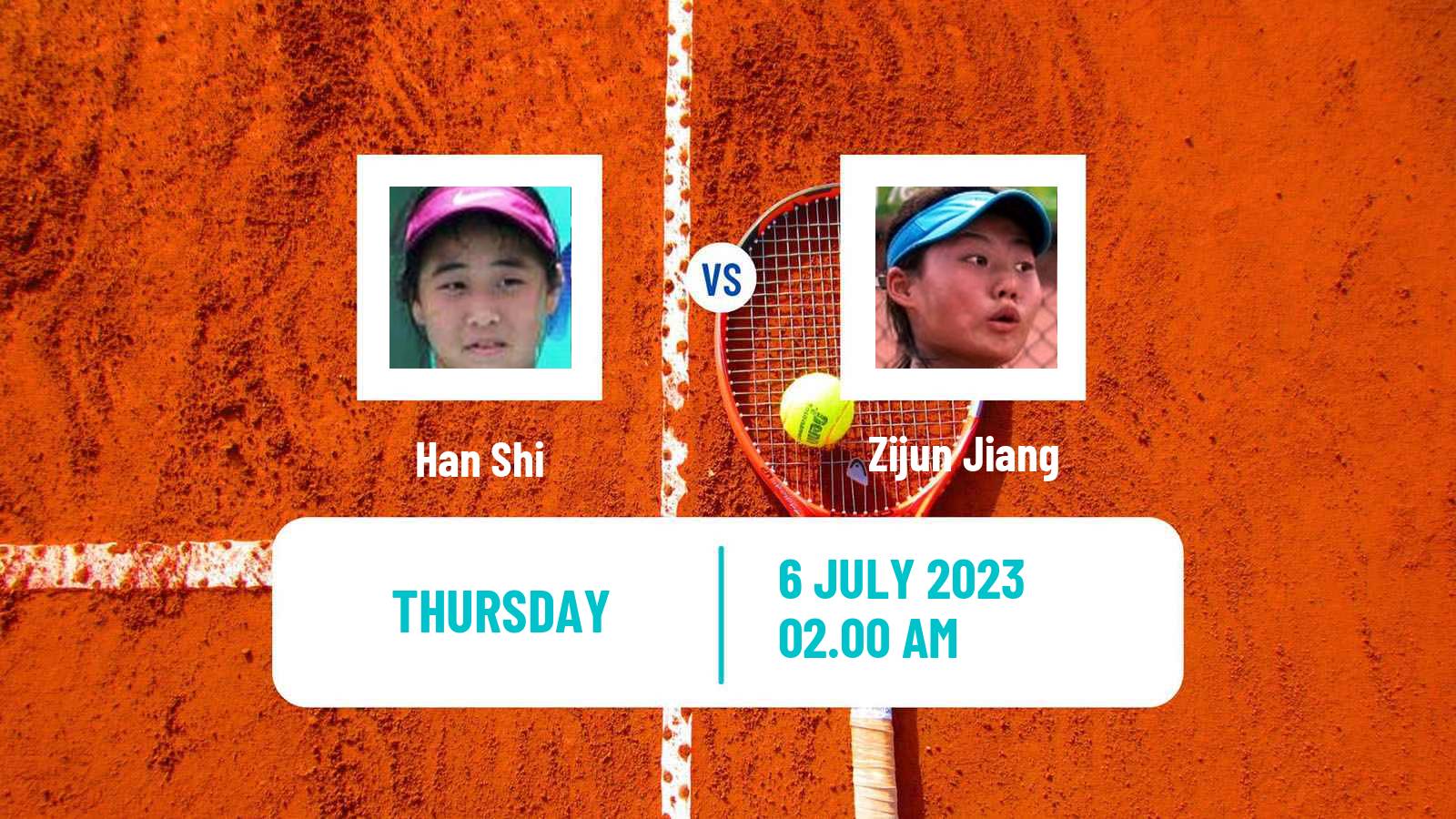 Tennis ITF W15 Tianjin 4 Women Han Shi - Zijun Jiang