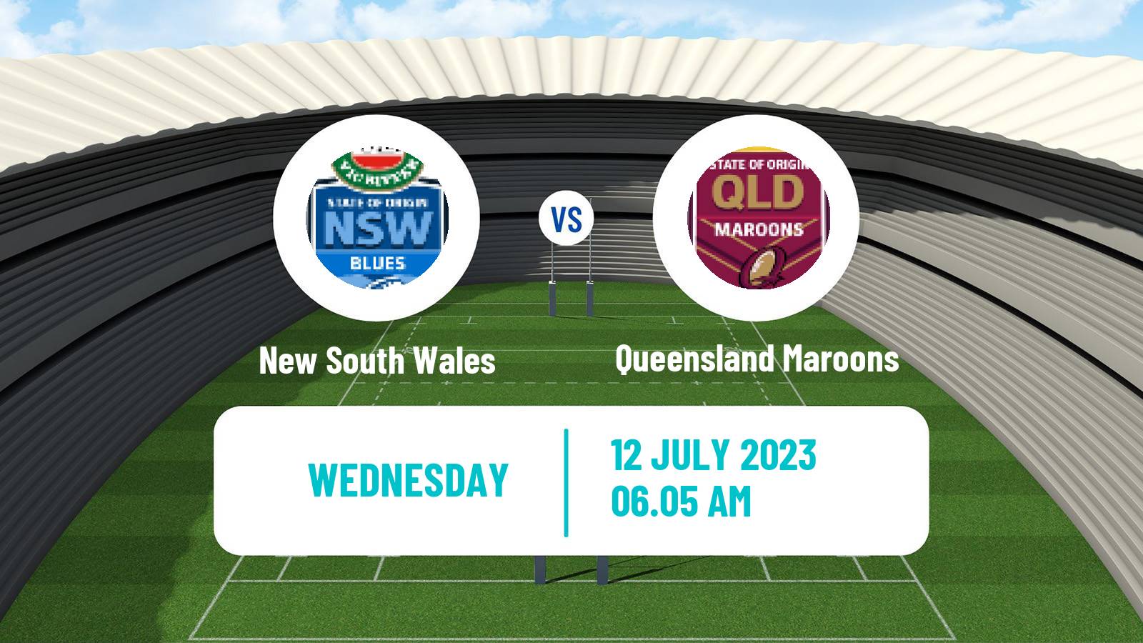 Rugby league Australian State of Origin New South Wales - Queensland Maroons