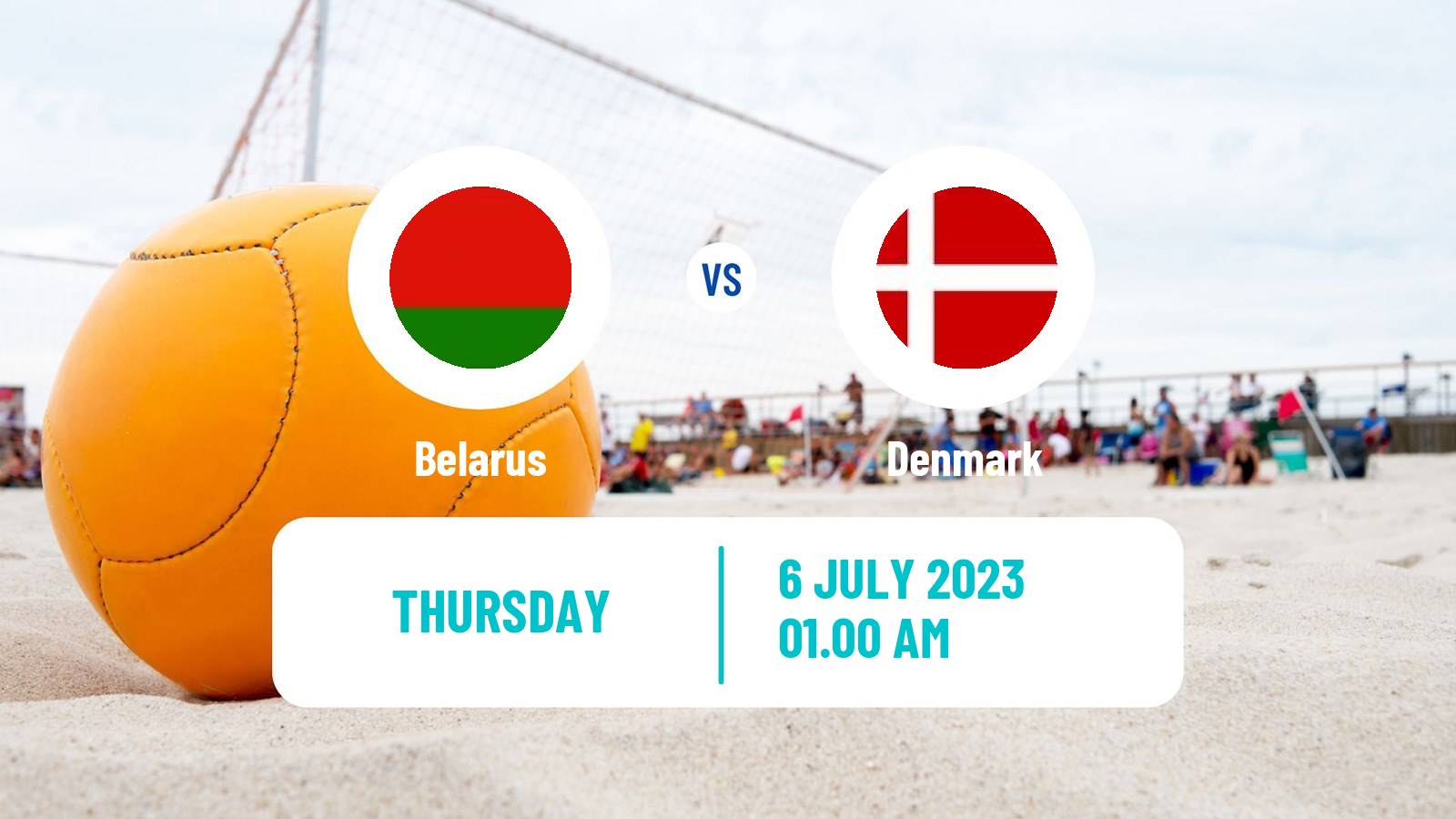 Beach soccer World Cup Belarus - Denmark
