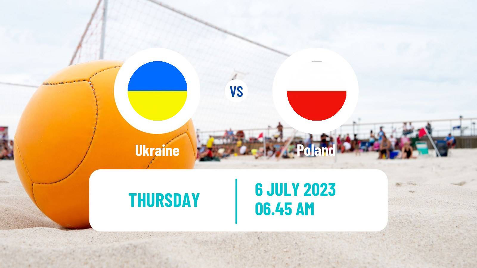Beach soccer World Cup Ukraine - Poland