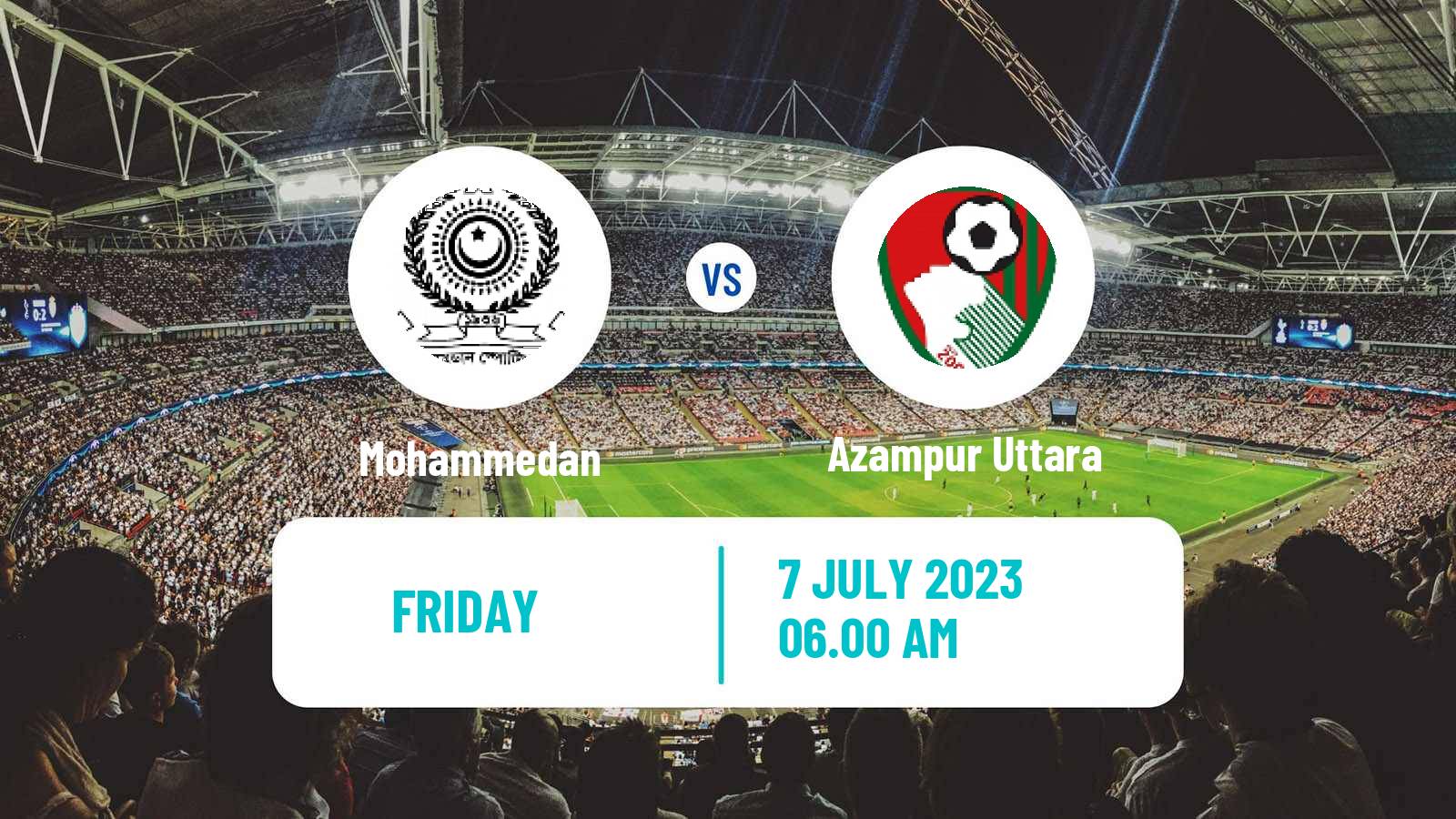 Soccer Bangladesh Premier League Football Mohammedan - Azampur Uttara