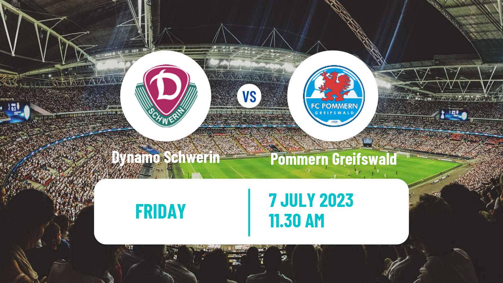 Soccer Club Friendly Dynamo Schwerin - Pommern Greifswald