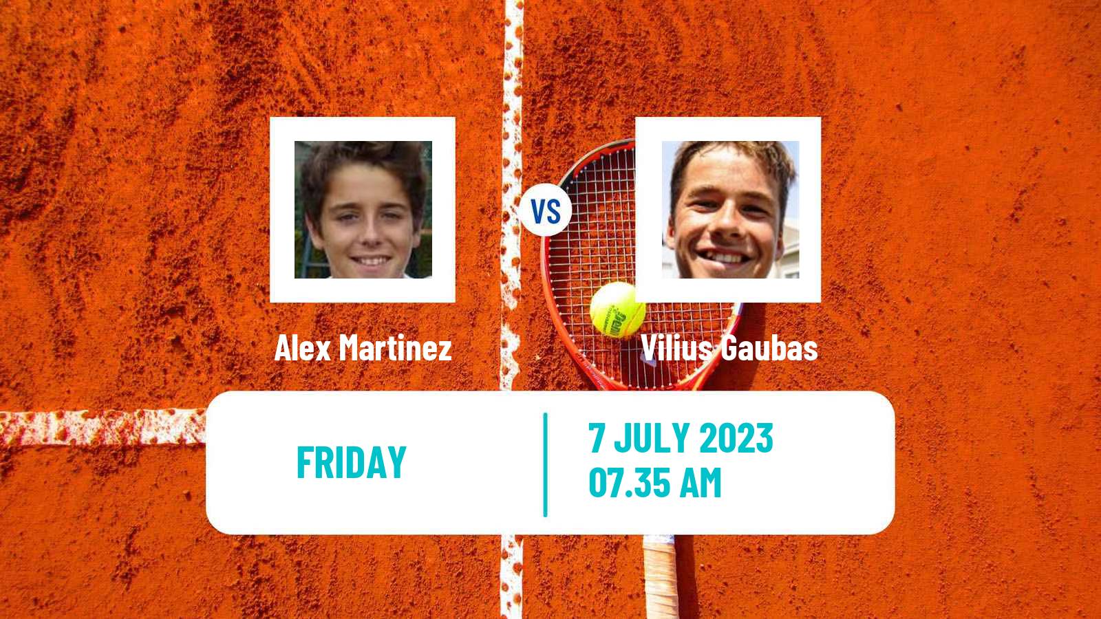 Tennis ITF M25 Getxo Men Alex Martinez - Vilius Gaubas