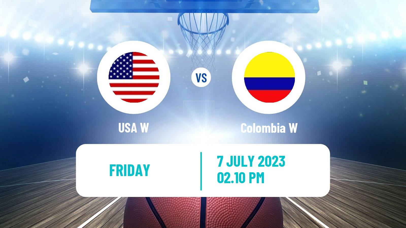 Basketball AmeriCup Basketball Women USA W - Colombia W