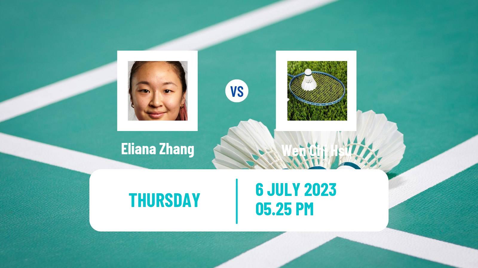 Badminton BWF World Tour Canada Open Women Eliana Zhang - Wen Chi Hsu