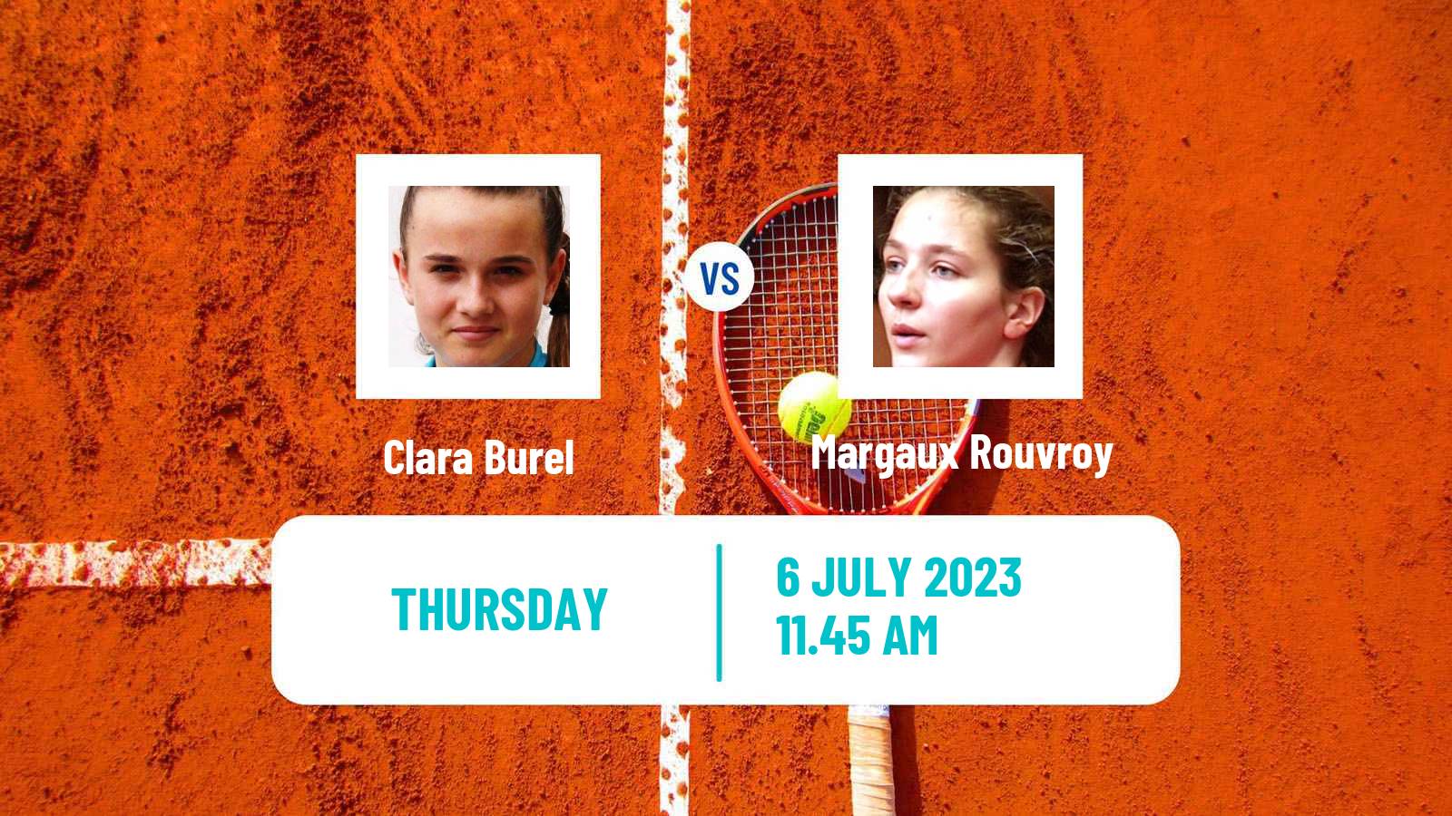 Tennis ITF W60 Montpellier Women Clara Burel - Margaux Rouvroy