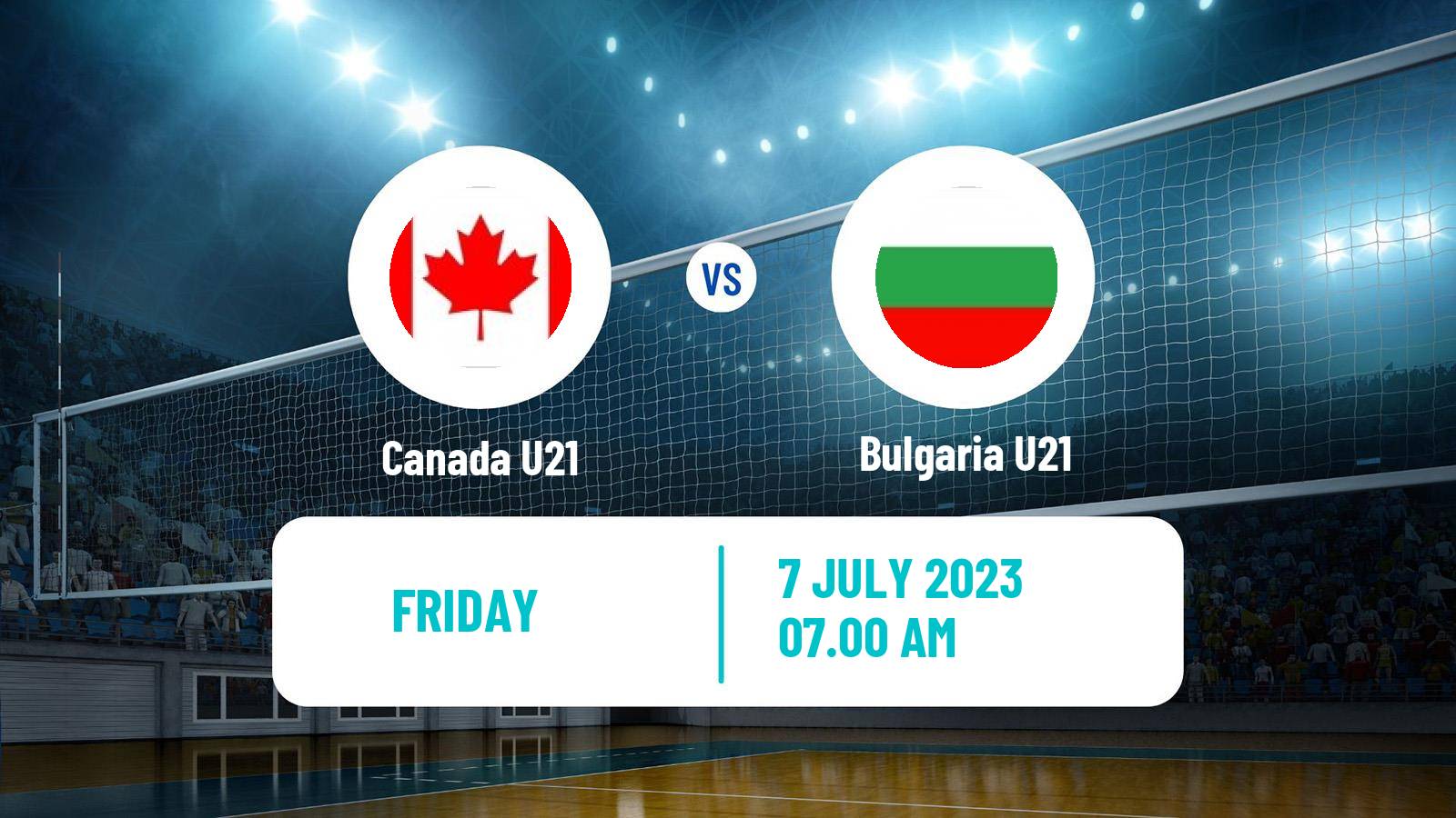 Volleyball World Championship U21 Volleyball Canada U21 - Bulgaria U21