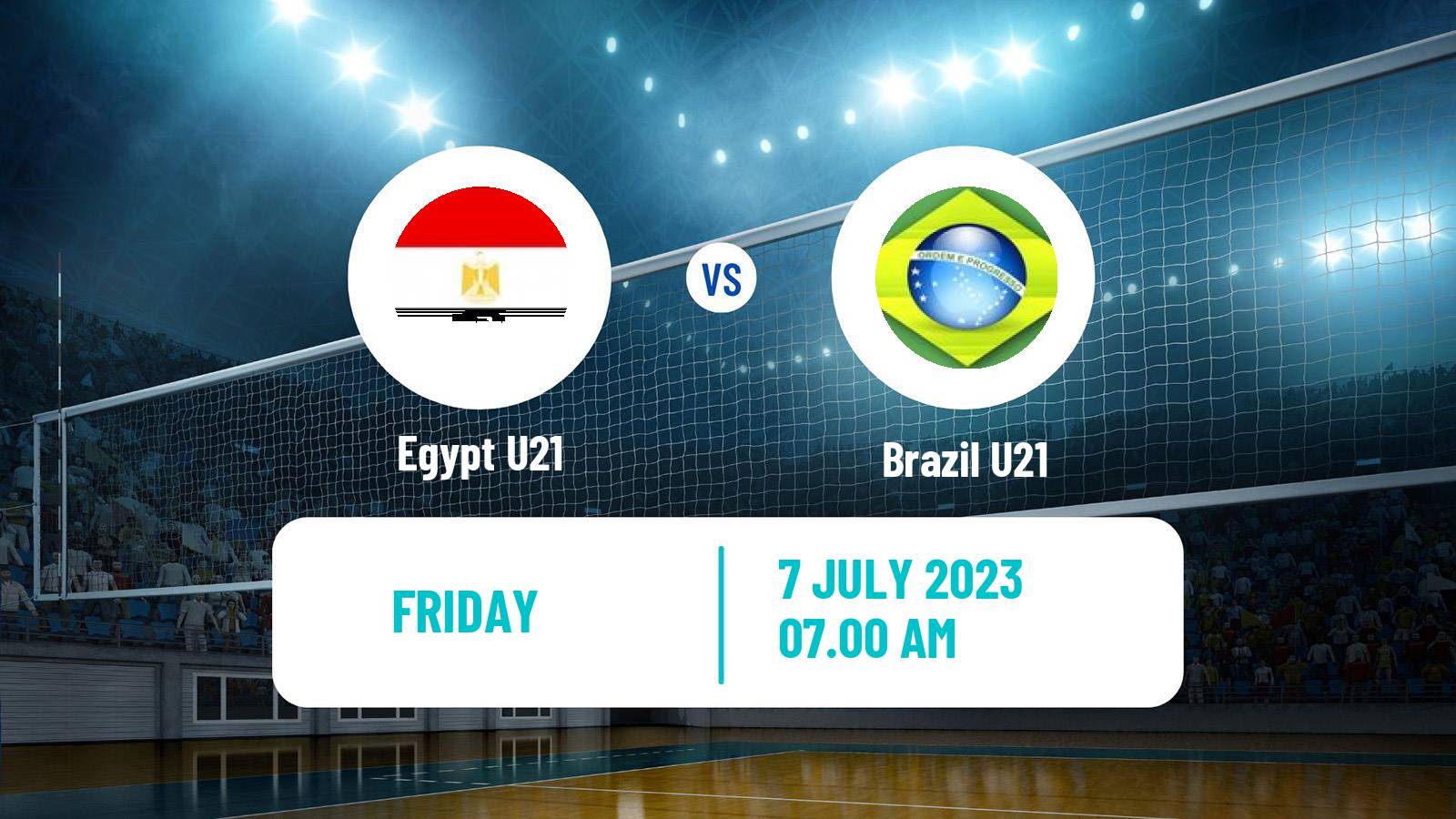 Volleyball World Championship U21 Volleyball Egypt U21 - Brazil U21