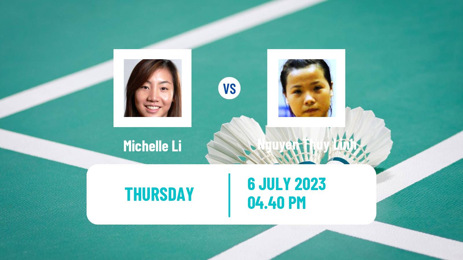 Badminton BWF World Tour Canada Open Women Michelle Li - Nguyen Thuy Linh
