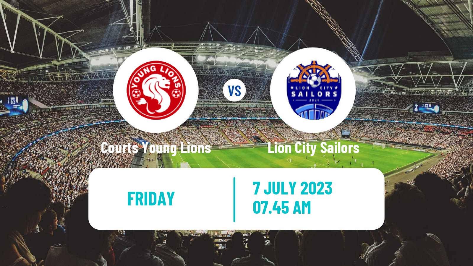 Soccer Singapore Premier League Courts Young Lions - Lion City Sailors