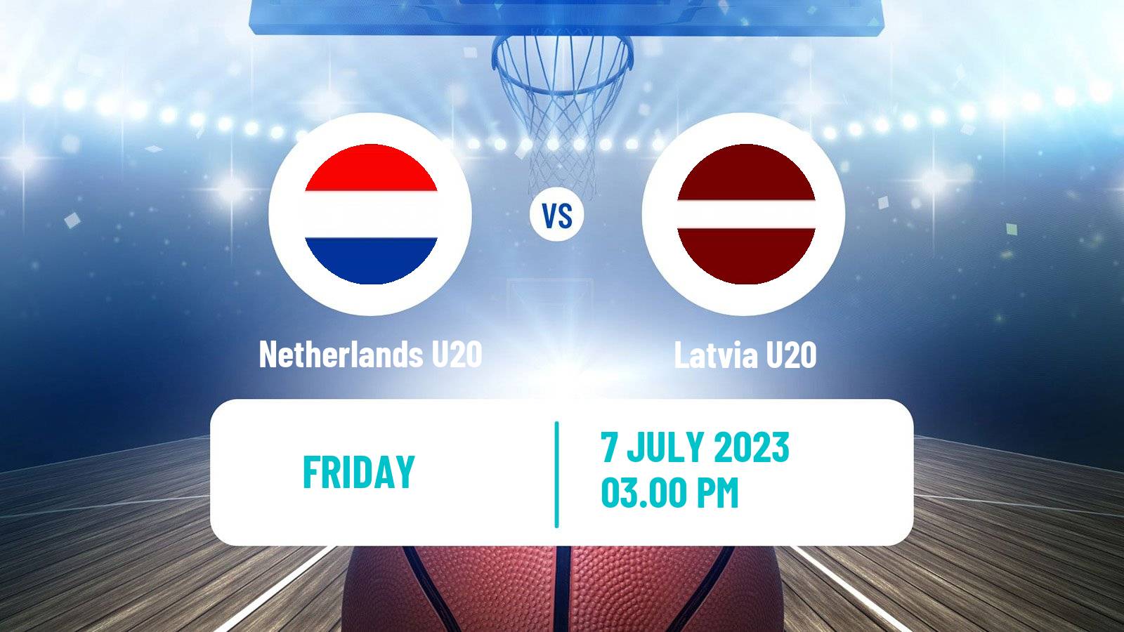 Basketball EuroBasket U20 B Netherlands U20 - Latvia U20
