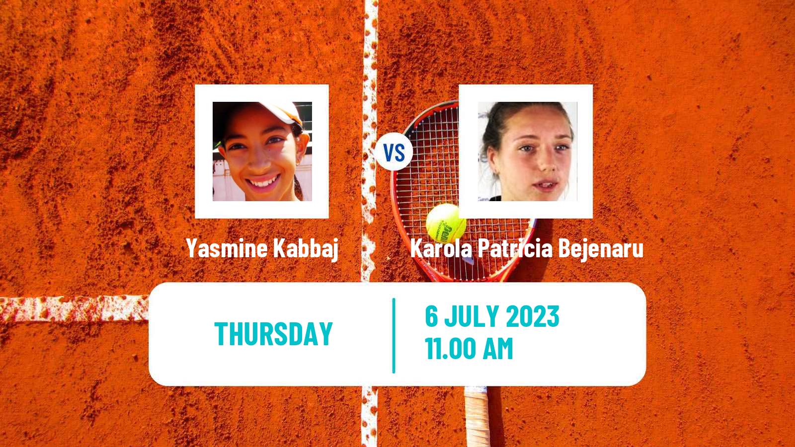 Tennis ITF W25 Punta Cana Women Yasmine Kabbaj - Karola Patricia Bejenaru