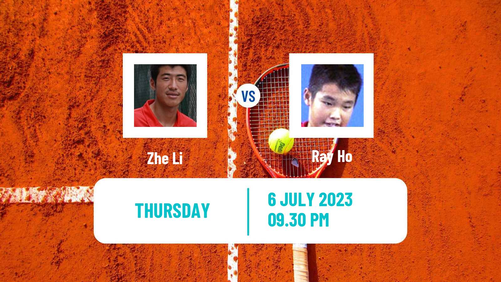 Tennis ITF M15 Tianjin 4 Men Zhe Li - Ray Ho