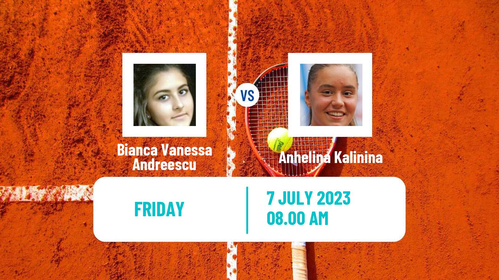 Tennis WTA Wimbledon Bianca Vanessa Andreescu - Anhelina Kalinina