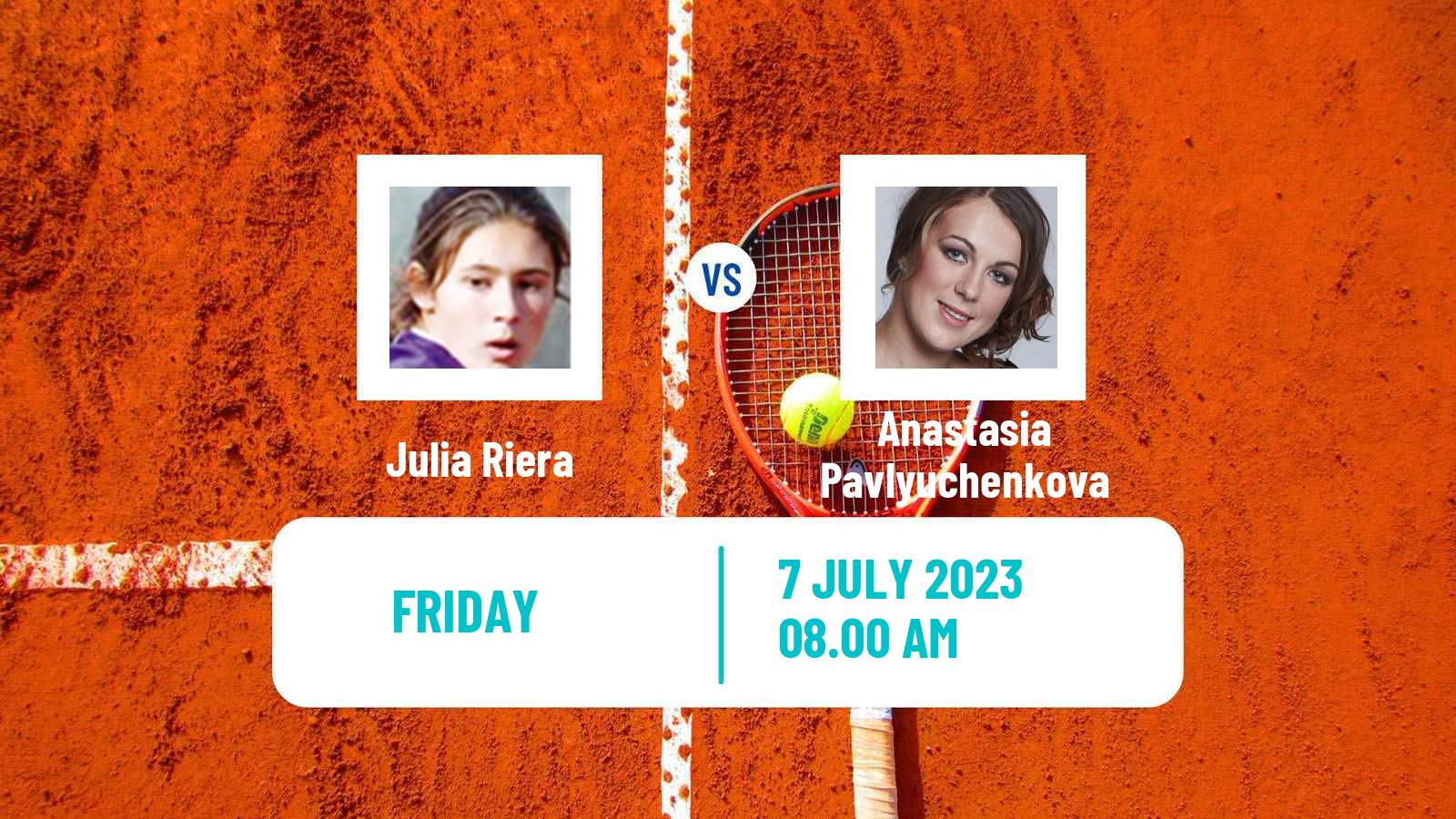 Tennis ITF W60 Montpellier Women Julia Riera - Anastasia Pavlyuchenkova