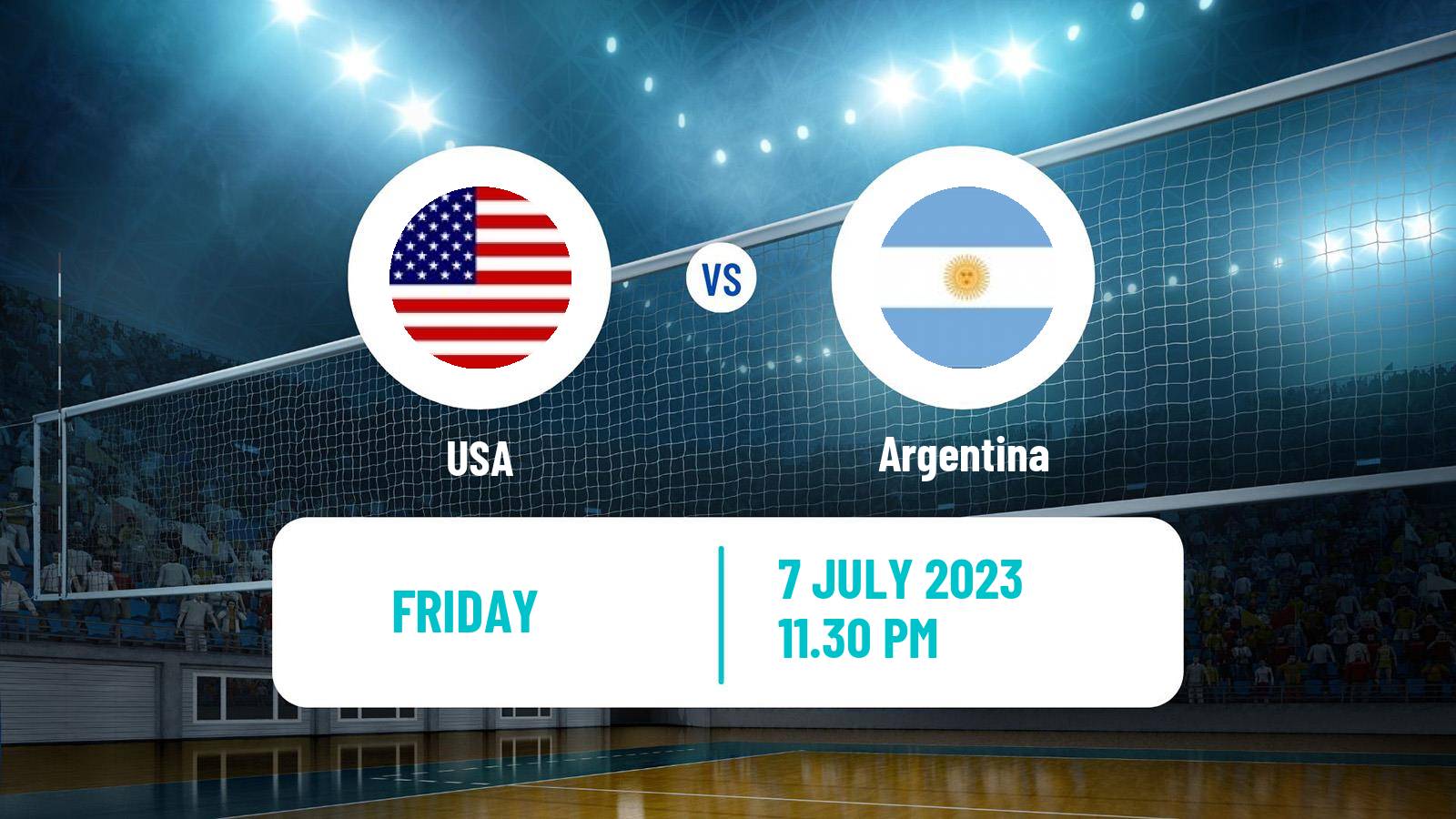 Volleyball Nations League Volleyball USA - Argentina