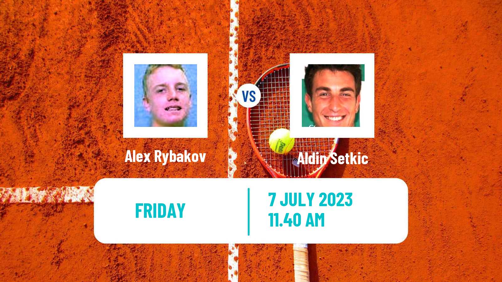 Tennis ITF M25 Marburg Men Alex Rybakov - Aldin Setkic