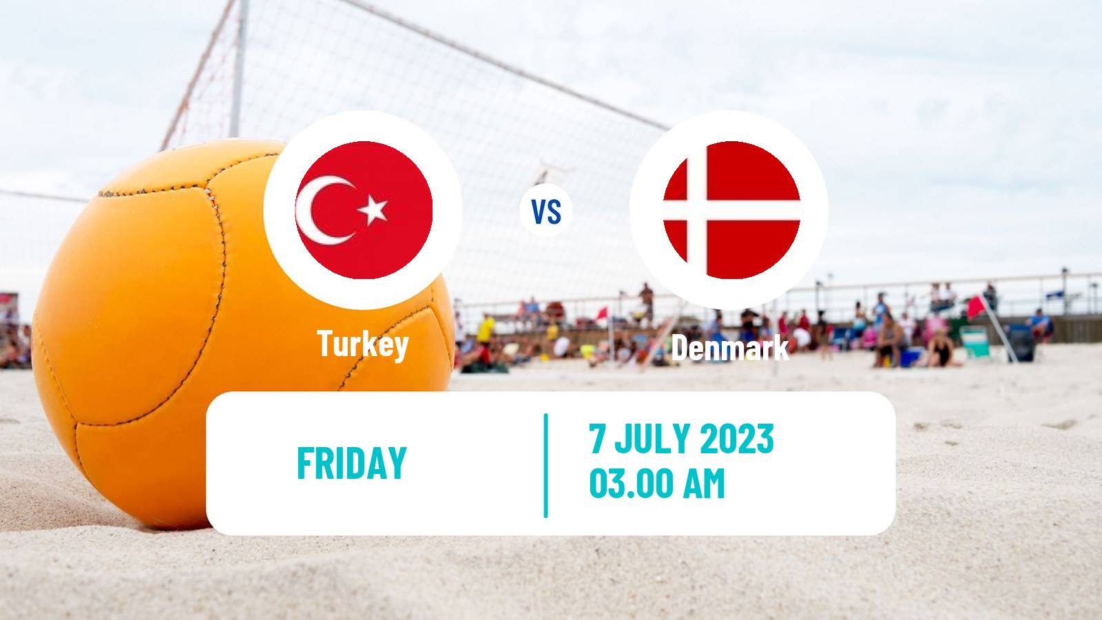 Beach soccer World Cup Turkey - Denmark